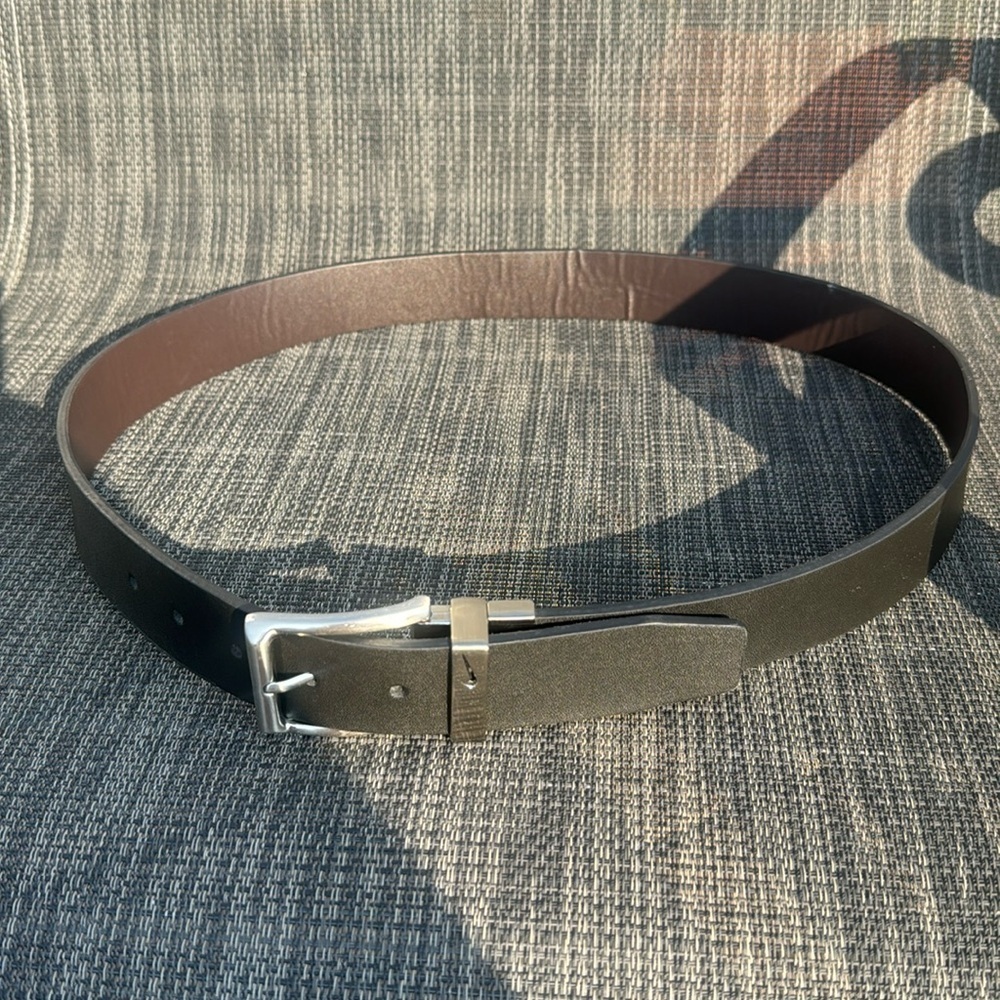 🍍NIKE REVERSIBLE BELT BLACK/BROWN🍍SZ 36🍍EK1
